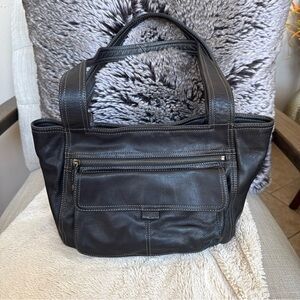 Fossil Black Leather Purse